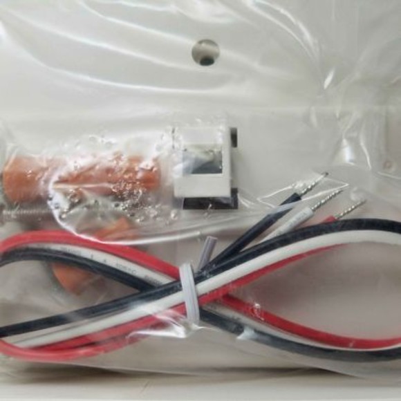 LED Universal Exit Fixture PAC02012RW White Housing Red Letters AC 12" X 7" Sign - Picture 7 of 8